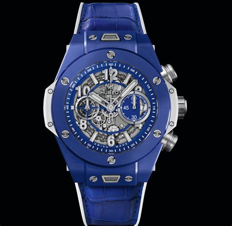 hublot classic ceramic blue|Hublot big bang blue ceramic.